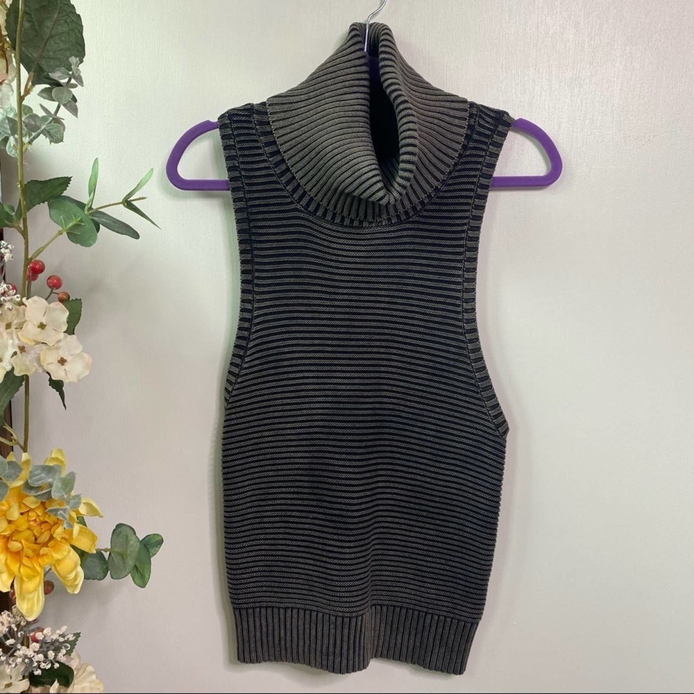 Dance & Marvel Racerback Turtleneck Sweater